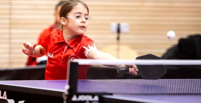 Aybige Feride Üstündağ, Berlin’de U11 Masa Tenisi Şampiyonu Oldu