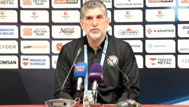 Çorum FK Teknik Sorumlusu Ziya Akçelen: ‘İkinci yarı hayal kırıklığı oldu’