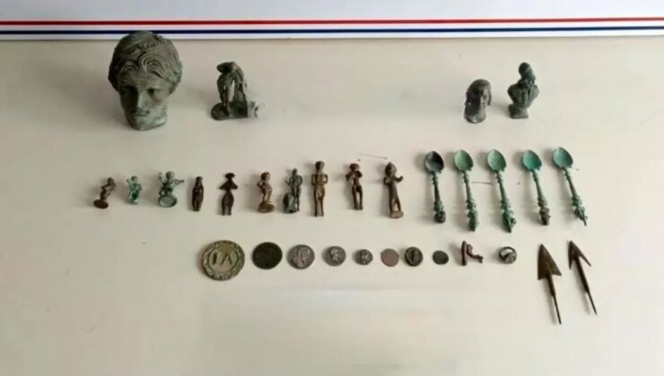 İnegöl’de Roma Dönemine Ait Tarihi Eserler Ele Geçirildi