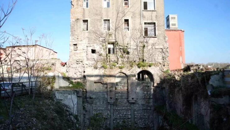 İstanbul’da 1600 Yıllık Tarihi Yapı Havadan Görüntülendi