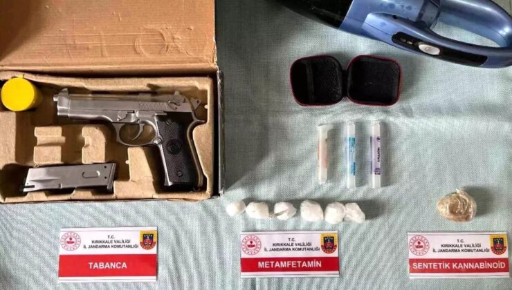 Kırıkkale’de Uyuşturucu ve Tabanca Ele Geçirildi, Şahıs Gözaltına Alındı
