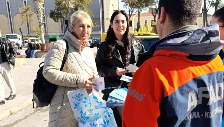 Kuşadası’nda AFAD’dan Volkanizma ve Tsunami Bilgilendirmesi