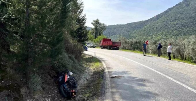 Manavgat’ta Motosiklet Kazası: Sürücü Yaralandı