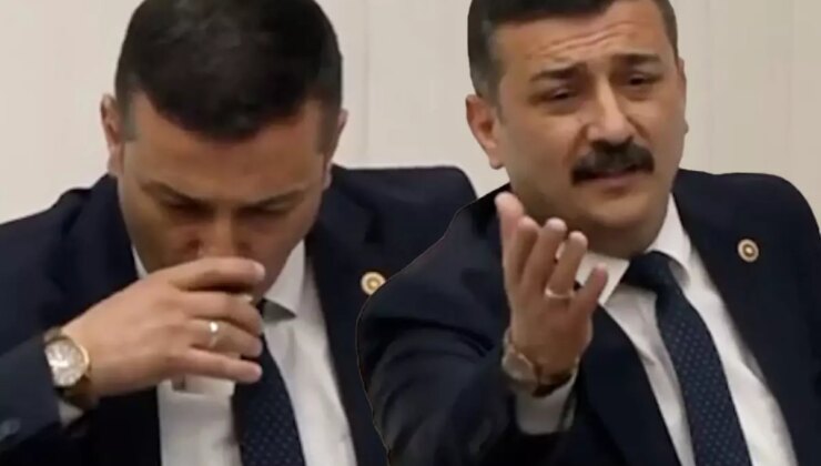 Meclis kürsüsünde su içen milletvekili "Oruç" uyarısı yapanlara kızdı