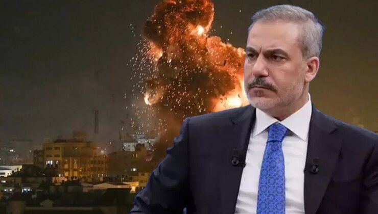 Türkiye’ye mesaj vermek için Suriye’ye saldıran İsrail’e Bakan Fidan’dan yanıt