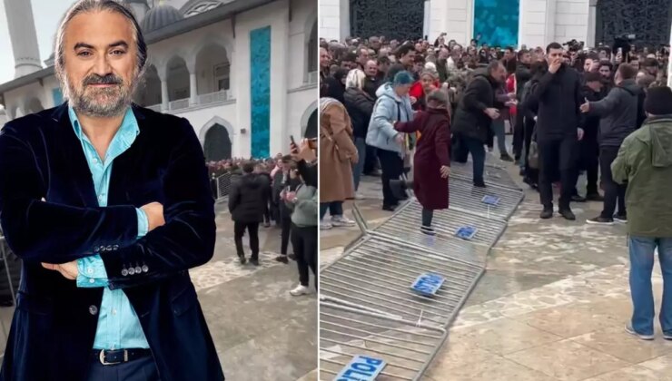 Volkan Konak’ın cenazesinde gerginlik! Polis barikatı yıkıldı