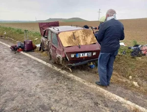 Çorum’da Kontrolden Çıkan Otomobil Takla Attı: 6 Yaralı