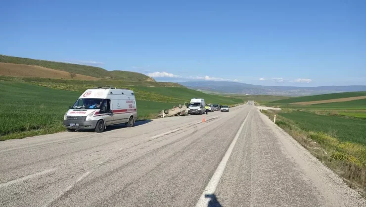 İskilip’te Trafik Kazası: 4 Yaralı