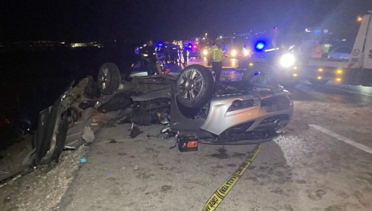 Ankara’da iki otomobil kafa kafaya çarpıştı: 3 ölü, 2 yaralı