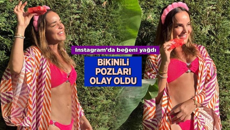 Bengü mankenlere taş çıkardı! Bikinili pozları Instagram'ı salladı