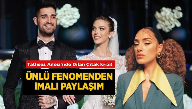 Tatlıses Ailesi'nde Dilan Çıtak krizi! İdo Tatlıses'in beğenisinin ardından eşinden imalı paylaşım