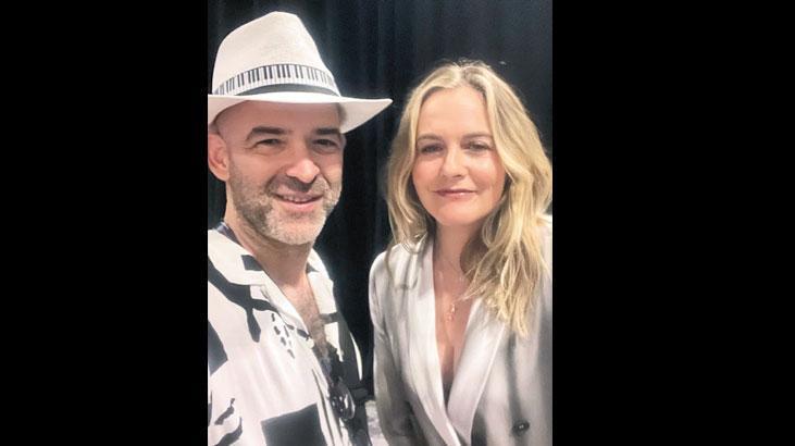 Alicia Silverstone ile bir araya geldi