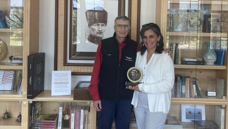 Aziz Sancar ile Canan Dağdeviren, ABD’de buluştu
