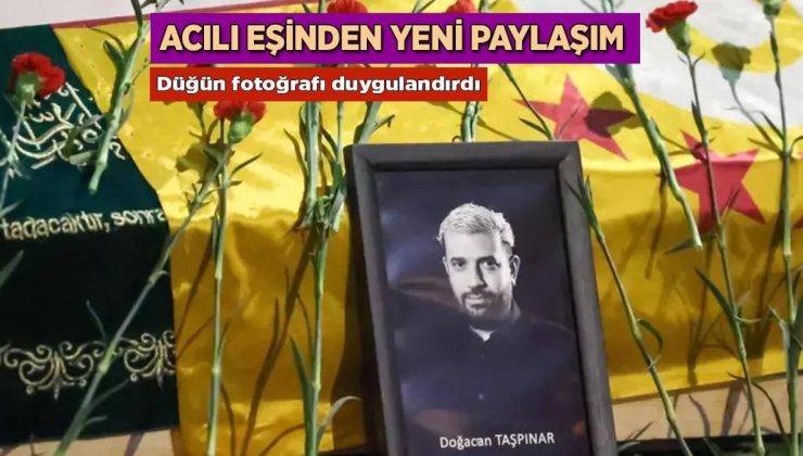 Doğacan Taşpınar'ın eşinden yeni paylaşım! Düğün fotoğrafı duygulandırdı