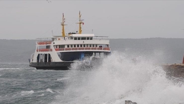 Güney Marmara’da yarınki feribot seferleri iptal edildi