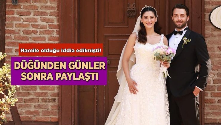 Hamile olduğu için evlendi iddiası! Sitare Akbaş günler sonra ilk kez paylaştı