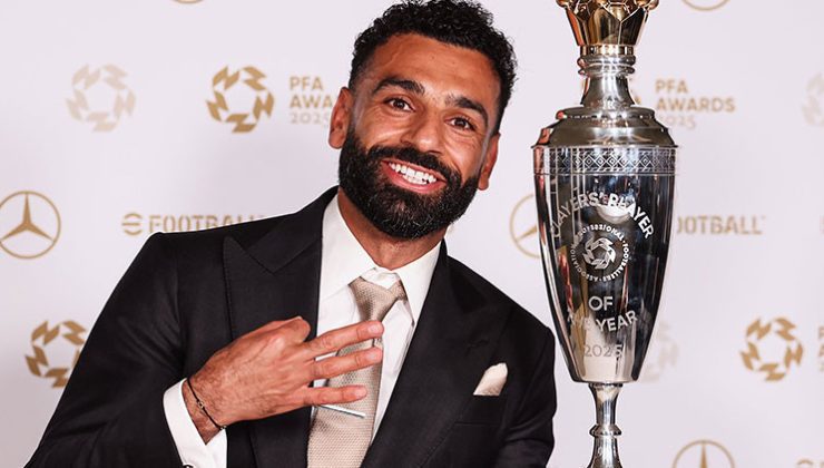 İngiltere’de yılın futbolcusu Salah!