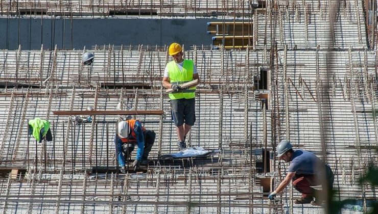 İnşaat sektöründe çalışan sayısı 36 aydır artıyor