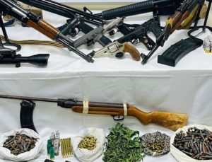 Şanlıurfa’da su bidonunda tabanca, saksılarda kenevir ele geçirildi: 7 gözaltı