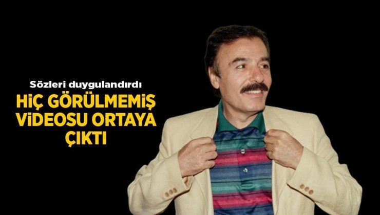 Ölümüyle yasa boğmuştu! Ferdi Tayfur'un hiç görülmemiş video görüntüleri ortaya çıktı