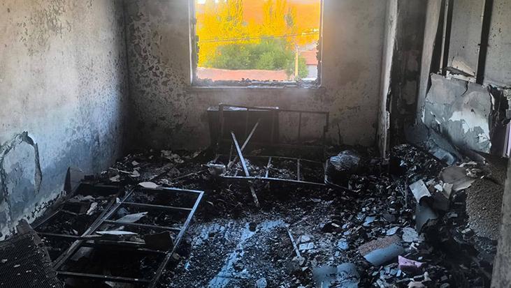 Afyonkarahisar’da apartman dairesinde yangın: 1 ölü