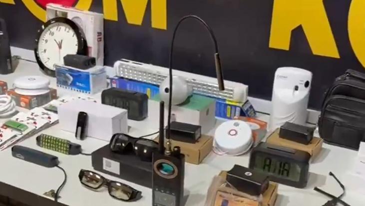 Ankara'da özel hayatı ihlal eden dinleme ve görüntü alma cihazları ele geçirildi