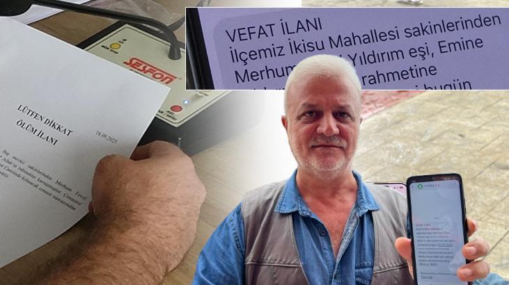 Anons kalktı, ölüm haberleri artık SMS ile gelecek! Uygulama bir ilçede başladı