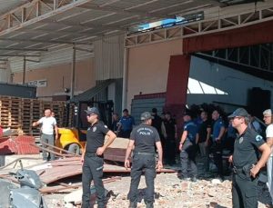 Antalya’da toptancı halinde patlama: 1 ölü, 3 yaralı