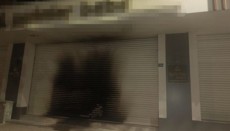 Bursa’da mağazayı kundaklamaya çalıştı; o anları kameraya kaydetti