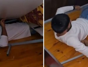 Cezaevinden kaçtı… 15 yıl hapis cezası vardı! Bazanın altında!