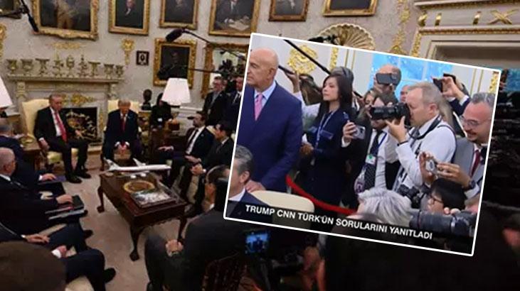 CNN Türk Oval Ofis'e damga vurdu! Trump: CNN Türk'ü seviyorum