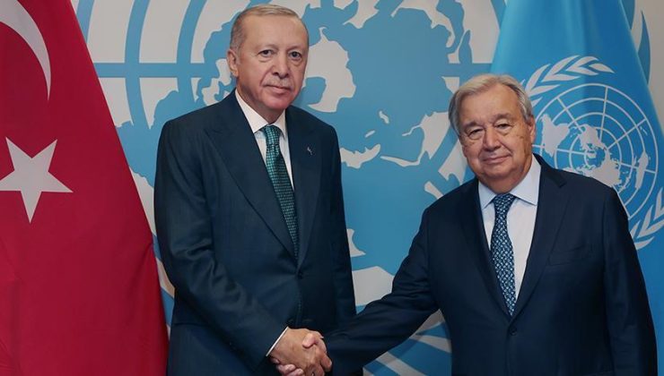 Cumhurbaşkanı Erdoğan, BM Genel Sekreteri Guterres ile görüştü