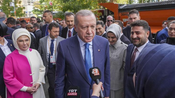 Cumhurbaşkanı Erdoğan BM Zirvesi için ABD'de: Trump ile görüşmemiz Orta Doğu için çok önemli