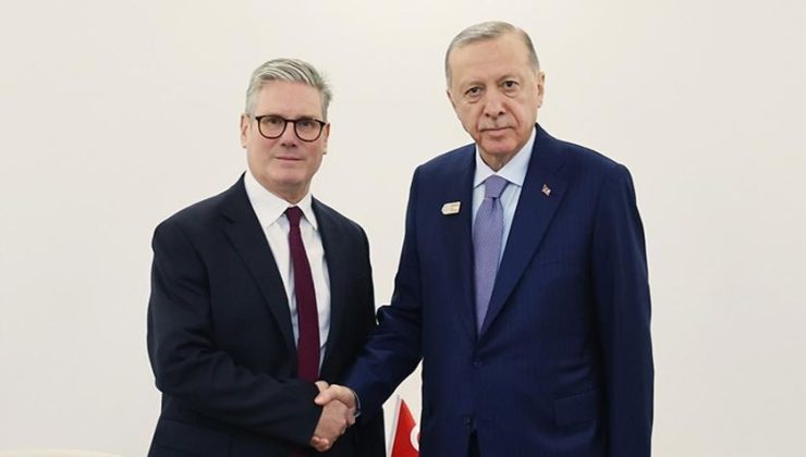 Cumhurbaşkanı Erdoğan, İngiltere Başbakanı Starmer ile görüştü! Filistin’de iki devletli çözüm vurgusu