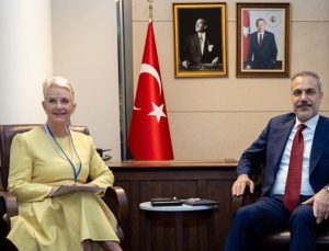 Dışişleri Bakanı Hakan Fidan, BM Dünya Gıda Programı yetkilisi McCain ile görüştü