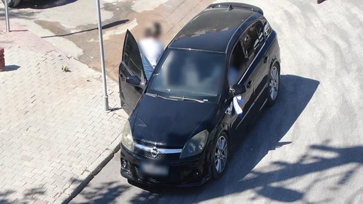 Ehliyetsiz sürücü eşiyle yer değiştirdi ama drondan kaçamadı!