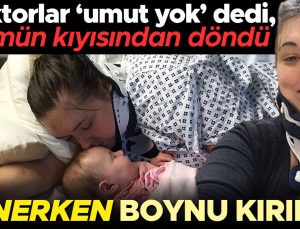 Esnerken boynu kırıldı, ölümün kıyısından döndü! ‘Yüzde 50 yaşama şansım vardı’