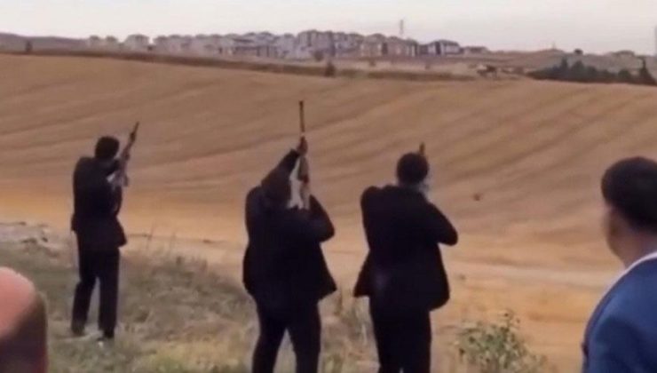 Gelin alma töreni silahlı şova dönüştü! Gözaltına alındılar