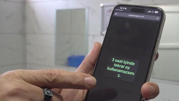 Hastanedeki hijyen sorunlarına "QR kod"lu çözüm