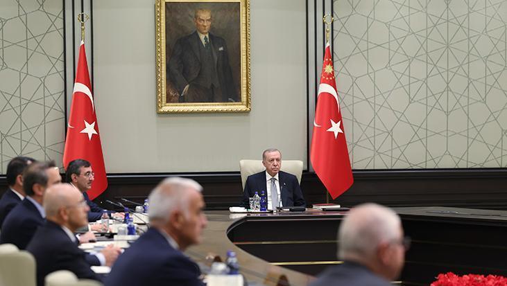 Kabine, Cumhurbaşkanı Erdoğan başkanlığında toplandı