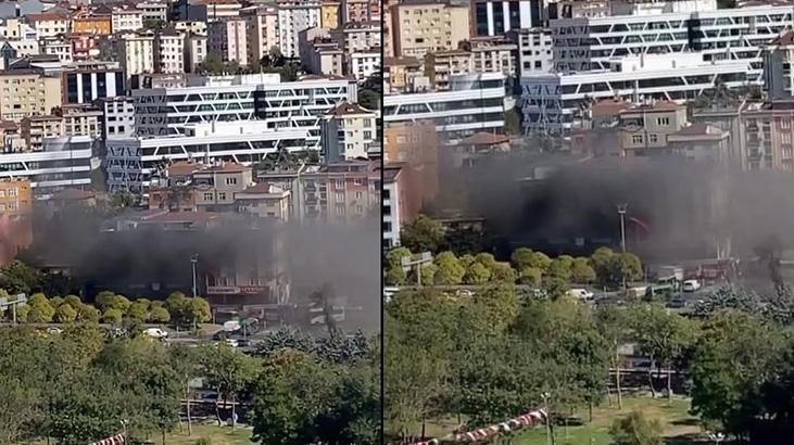 Kağıthane'de iş yerinde yangın! Olay yerine çok sayıda ekip sevk edildi