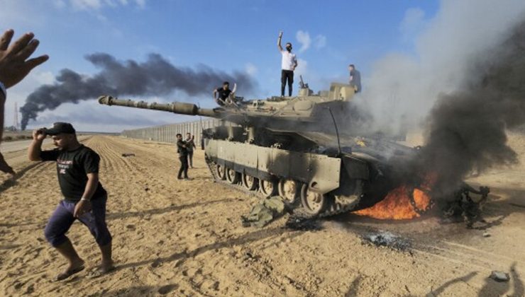 Kassam Tugayları, İsrail tankını hedef aldı