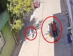 Kucağında çocuğu vardı… Kadından kadına şiddet!