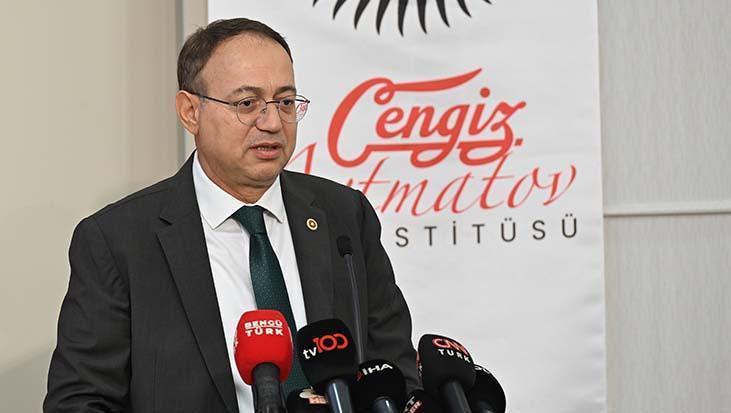 MHP'de ortak Türk alfabesi ile hazırlanan Cengiz Aytmatov'un eseri "Cemile"nin tanıtımı yapıldı