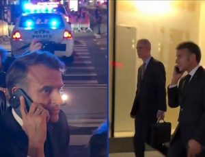 New York’ta sıra dışı dakikalar: Macron Trump’a sitem etti! ‘Senin yüzünden buradayım’