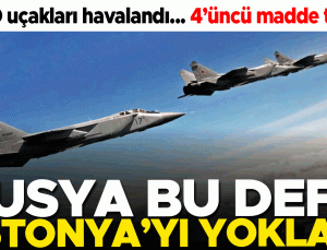 Rusya bu defa Estonya’yı yokladı