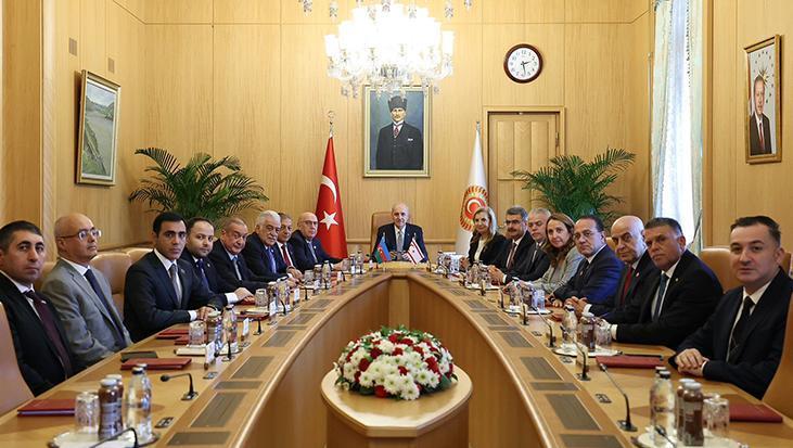 TBMM, Türkiye-Azerbaycan-KKTC dostluk gruplarını kabul etti
