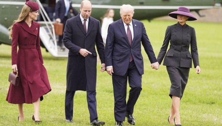 Trump çifti İngiltere’de… EpsteIn skandalı peşini bırakmıyor