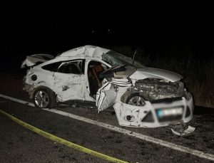 Uşak’ta TIR ile otomobil çarpıştı: 1 ölü, 1 ağır yaralı