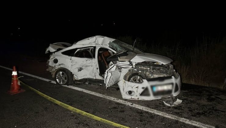Uşak’ta TIR ile otomobil çarpıştı: 1 ölü, 1 ağır yaralı
